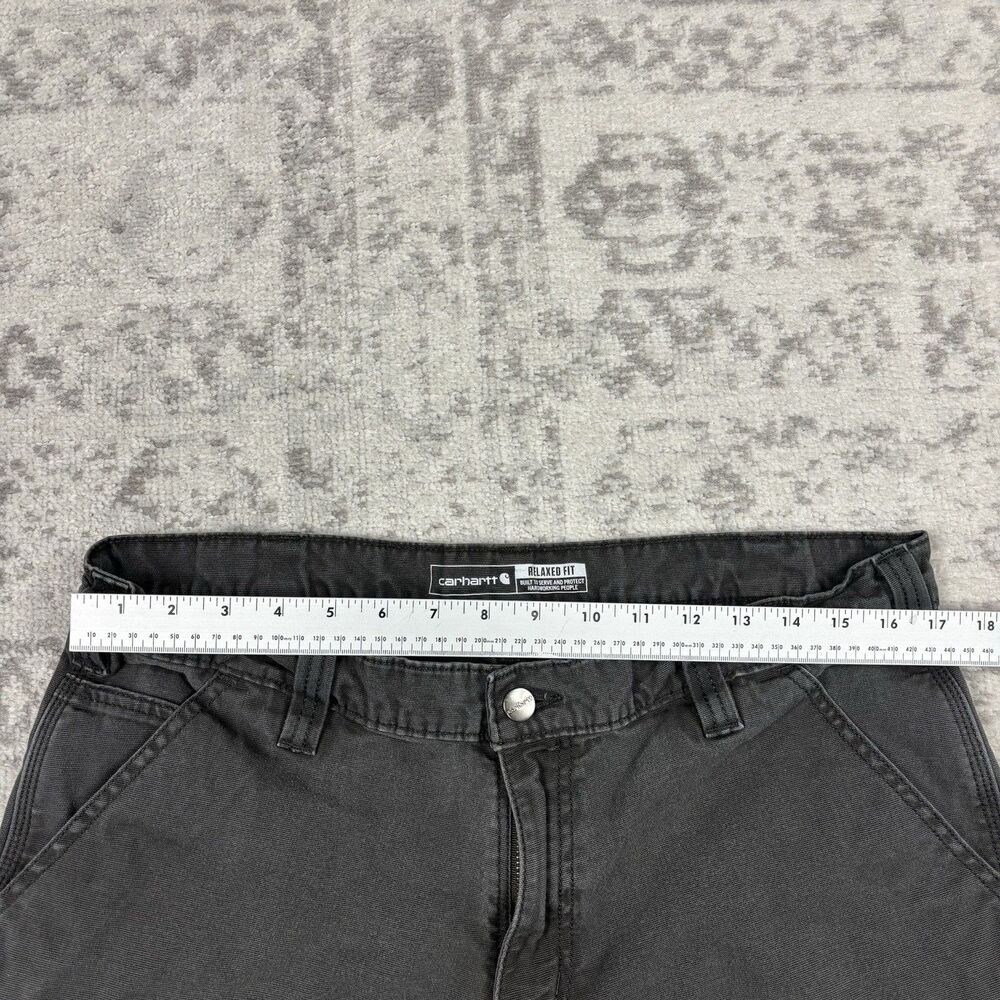 Carhartt Pants Relaxed Fit Rugged Flex BN2291-M Gray Pants Size 34x28 - Picture 6 of 7